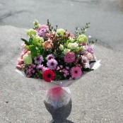 Pink sage bouquet