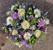 Luxury Lilac and White Posy Pad